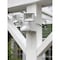 Iq America LB1870QWH 700 Lumen Battery Operated LED Motion Security Flood Light w L-Bracket Mount WH LB1870QWH - alternate 5